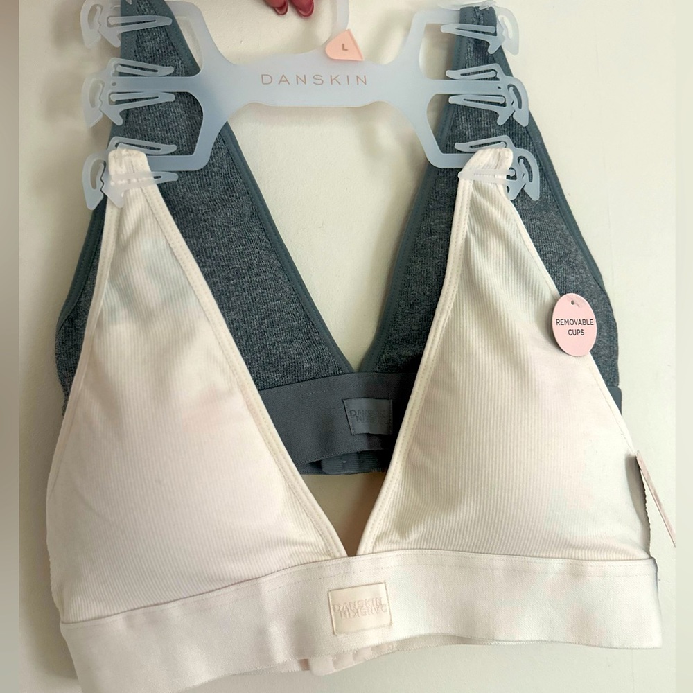 DANSKIN BRAS size large new with tags!